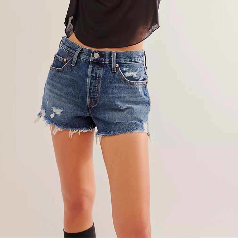 Levis denim shorts